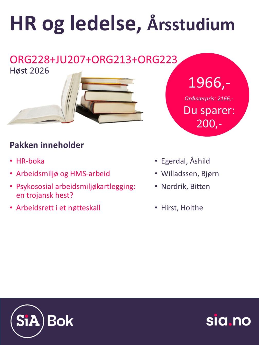 HR og Ledelse Årsstudium