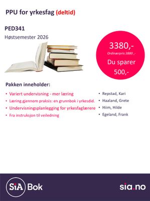 PED 341 PPU for yrkesfag (deltid)