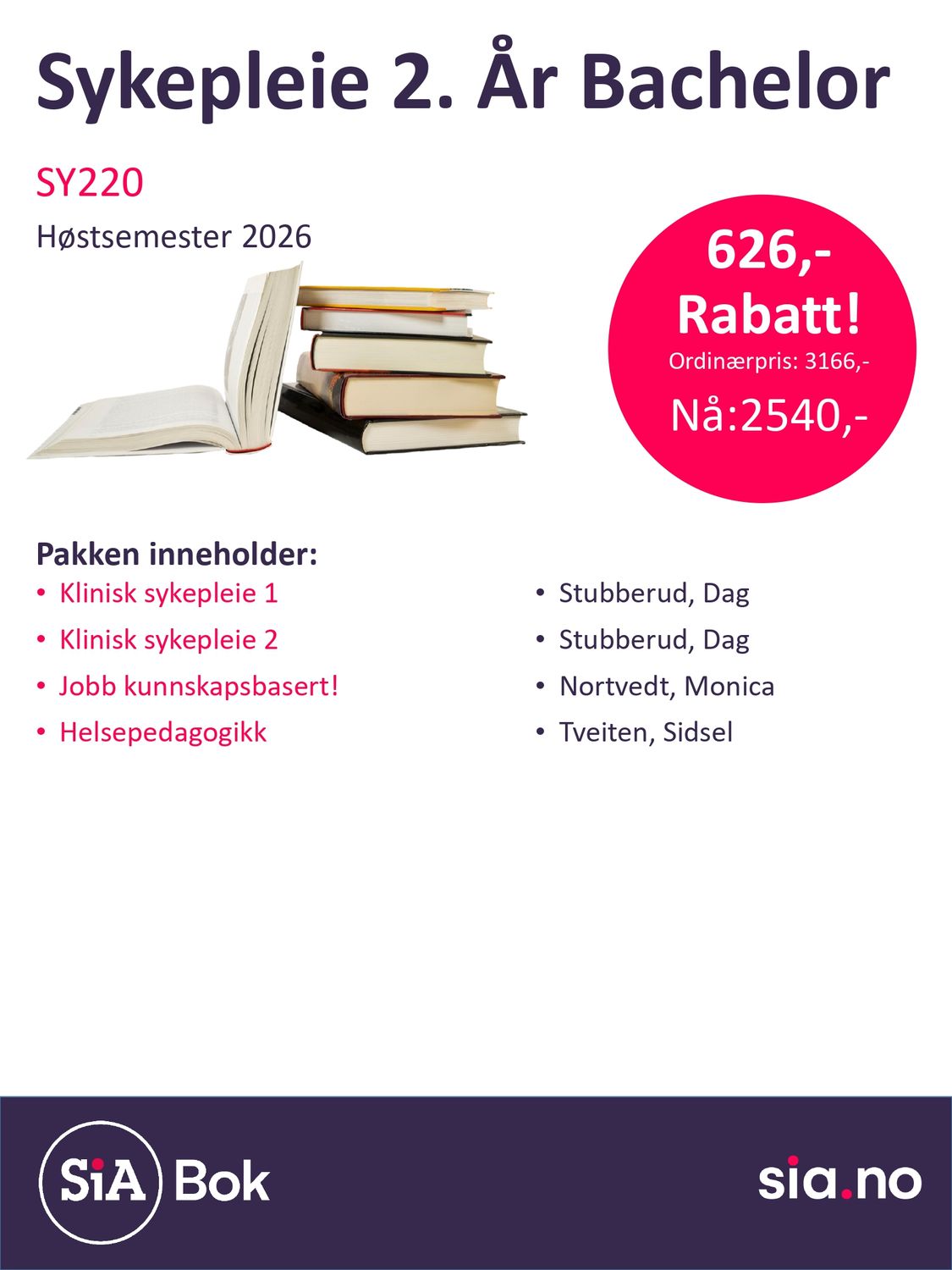 Sykepleie 2.år (3 semester)
