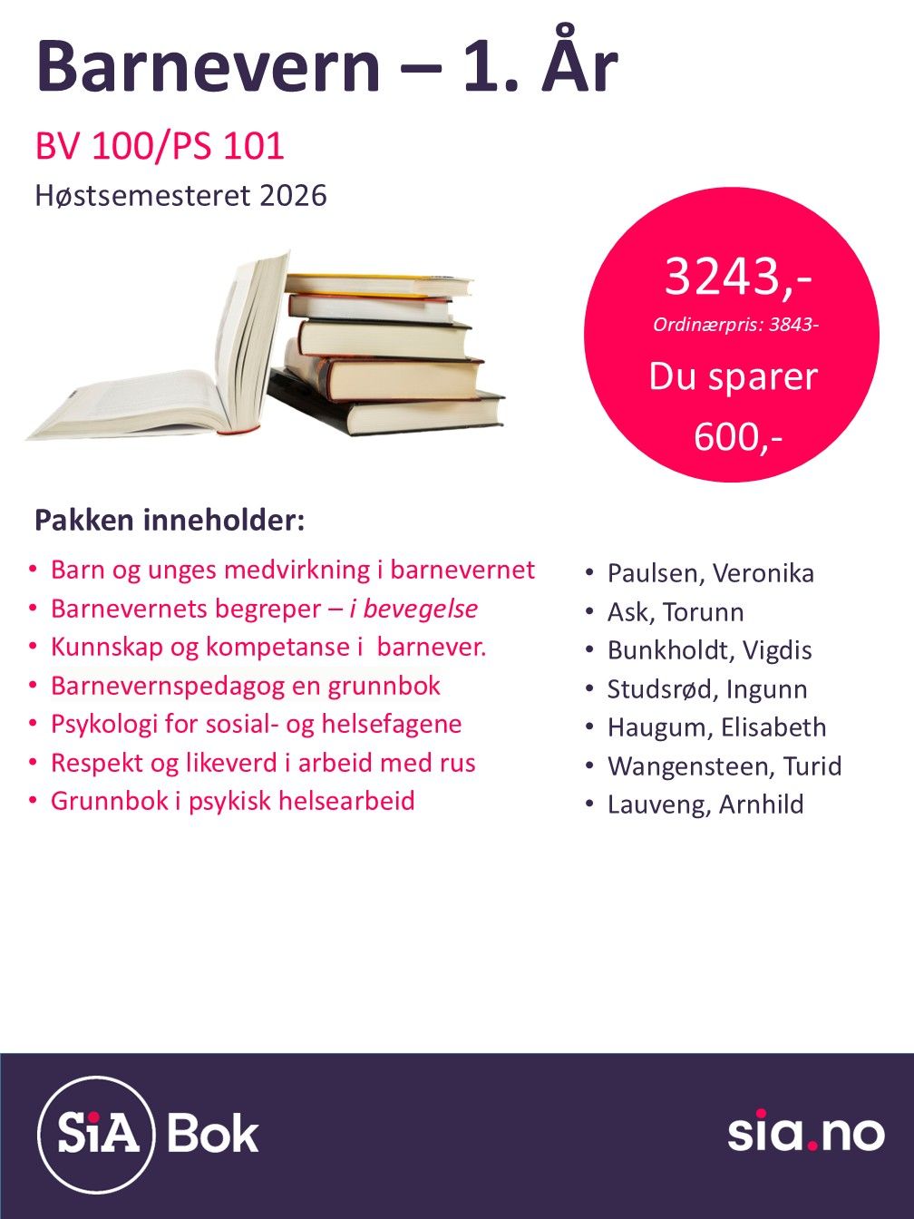 Barnevern 1.År master (1st semester)