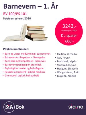 Barnevern 1.År master (1st semester)