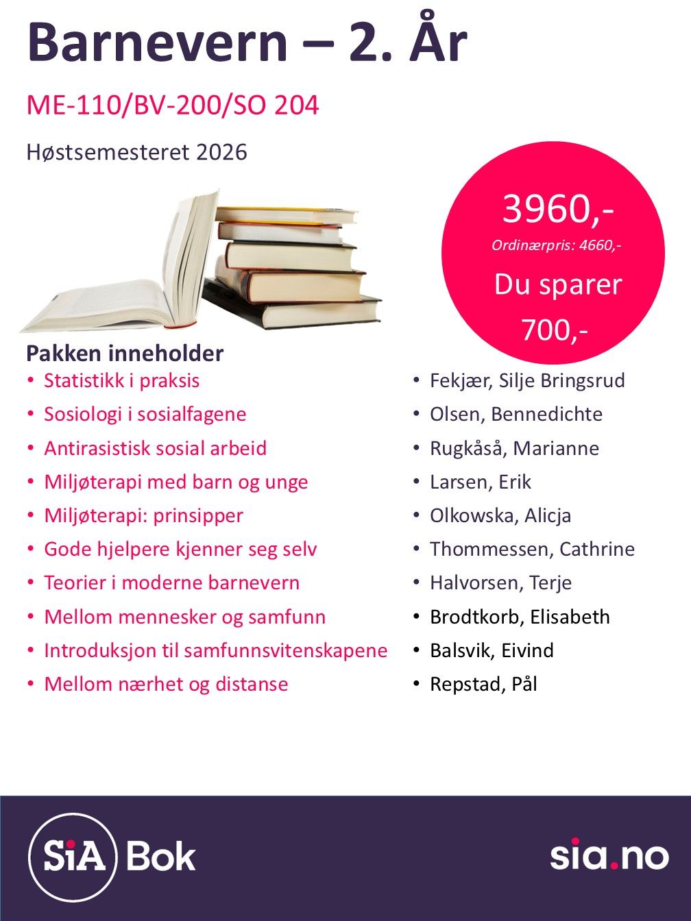Barnevern 2.År master (3. semester)