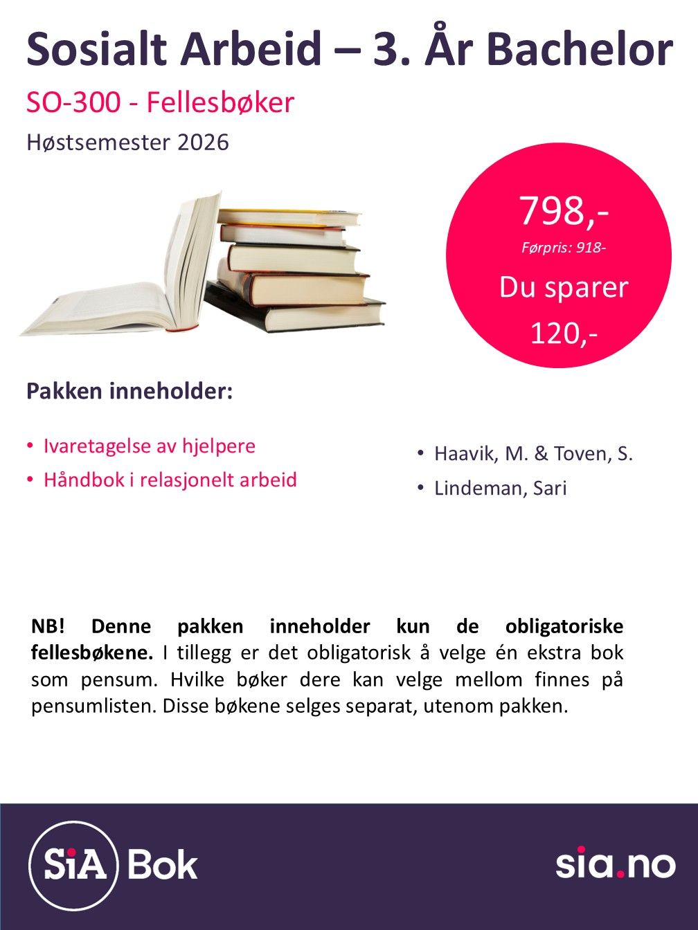 Sosialt Arbeid 3.År (5.semester)