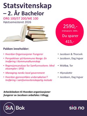 Statsvitenskap 2.år bachelor (3.semester)