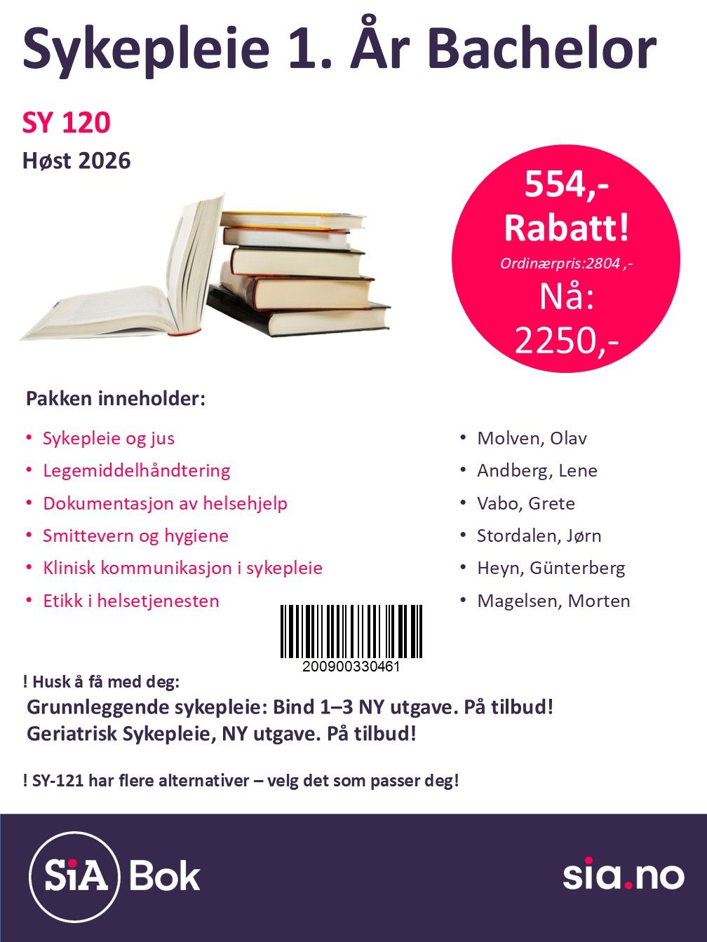 SY-120 Sykepleier 1. år