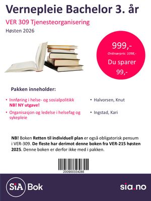 VER-309 Vernepleie 3. år