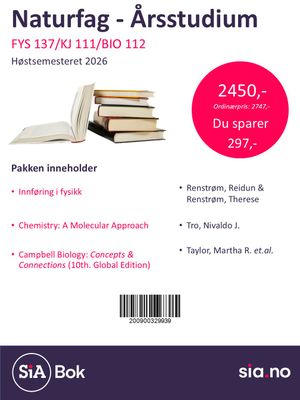 Naturfag, Årsstudium