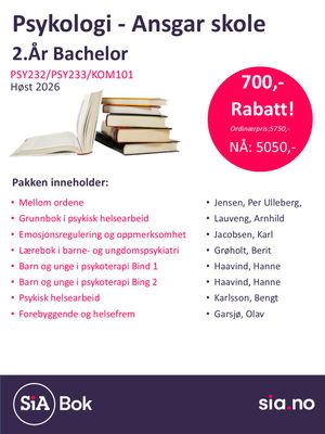 Psykologi 2.år bachelor (3.semester)