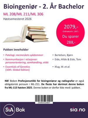Bioingeniør, 2. År Bachelor