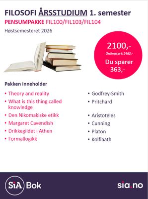 Filosofi årsstudium, 1. semester