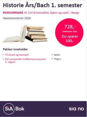 HI-124 Historie bachelor, fordypningsemne