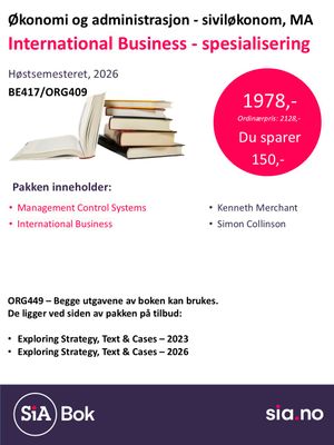 International Business - spesialisering master