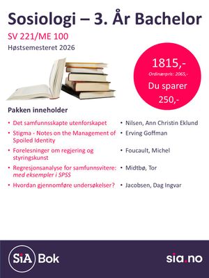 Sosiologi 3.år bachelor (5.semester)