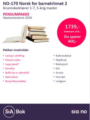 NO-170 Norsk for barnetrinnet 2