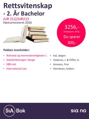 Rettsvitenskap 2.år (3 semester)