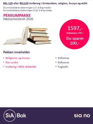 REL125 eller REL129 Innføring i Kristendom, Religion, livssyn og etikk