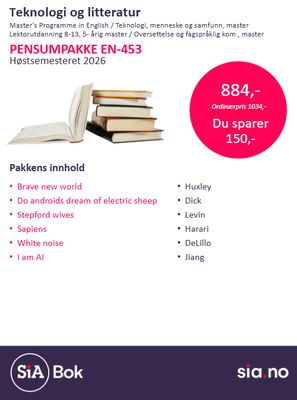 EN-453 Teknologi og litteratur