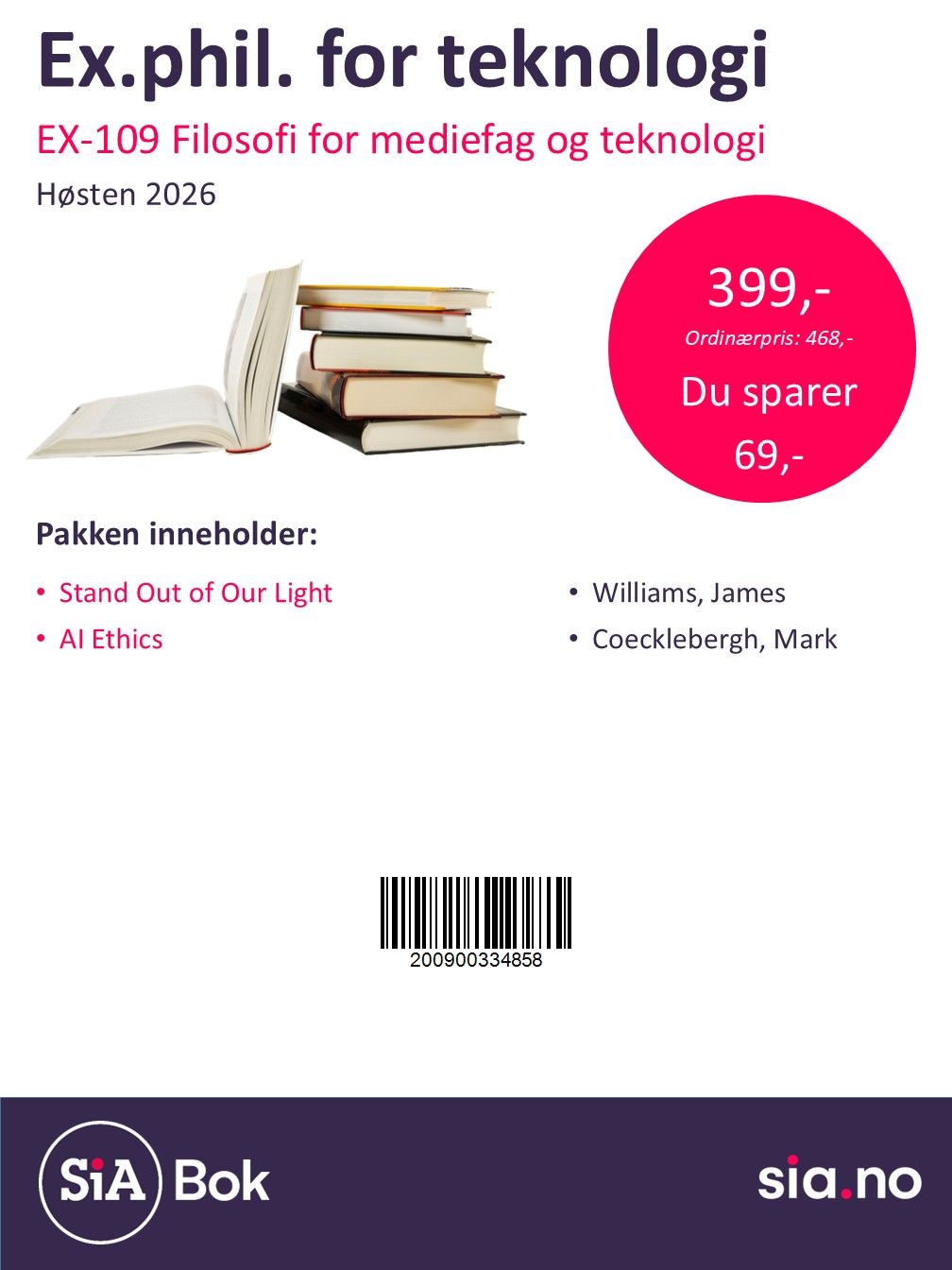 EX-109: Filosofi for mediefag og teknologi
