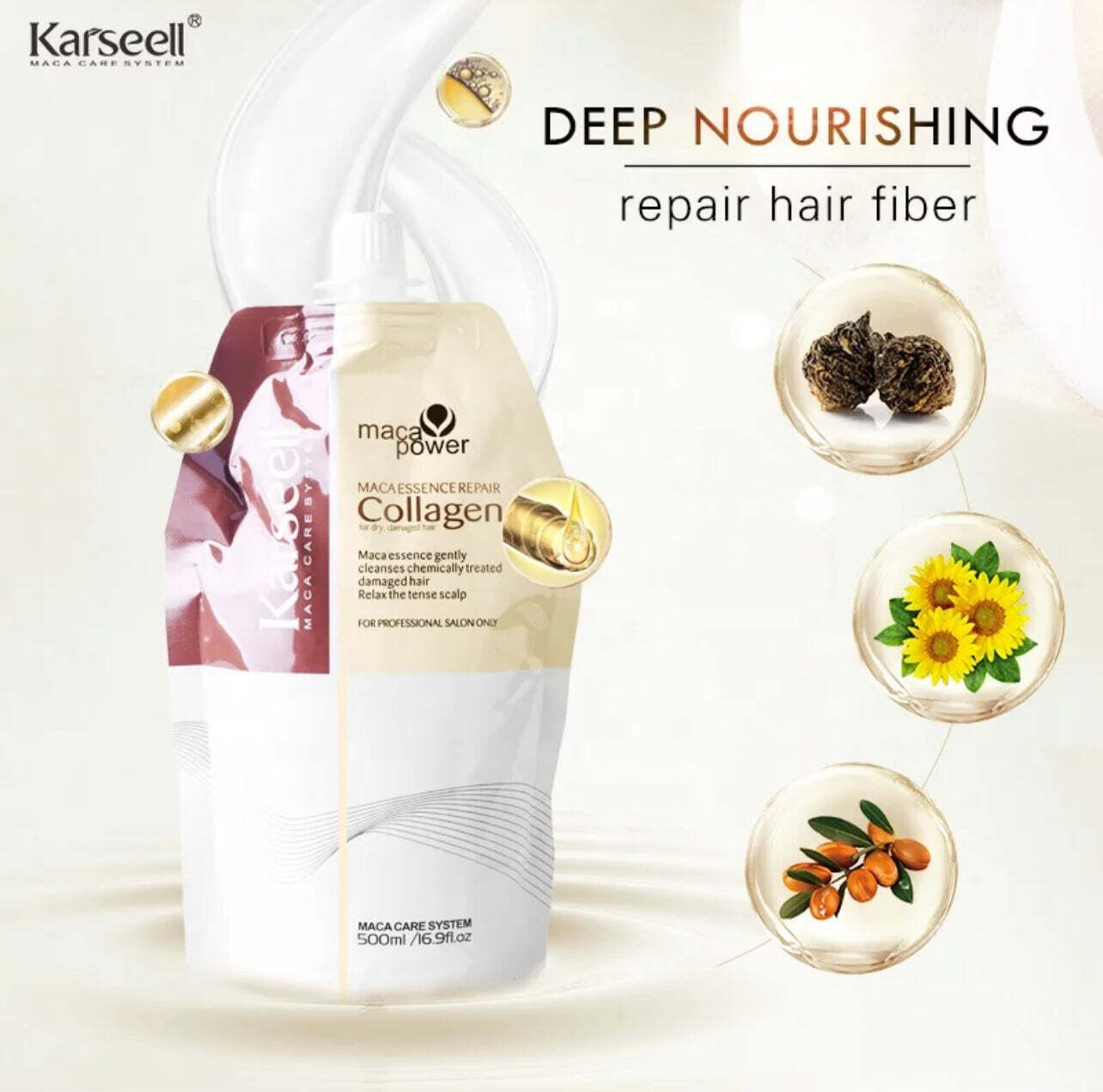 Colágeno Reparador de cabello.