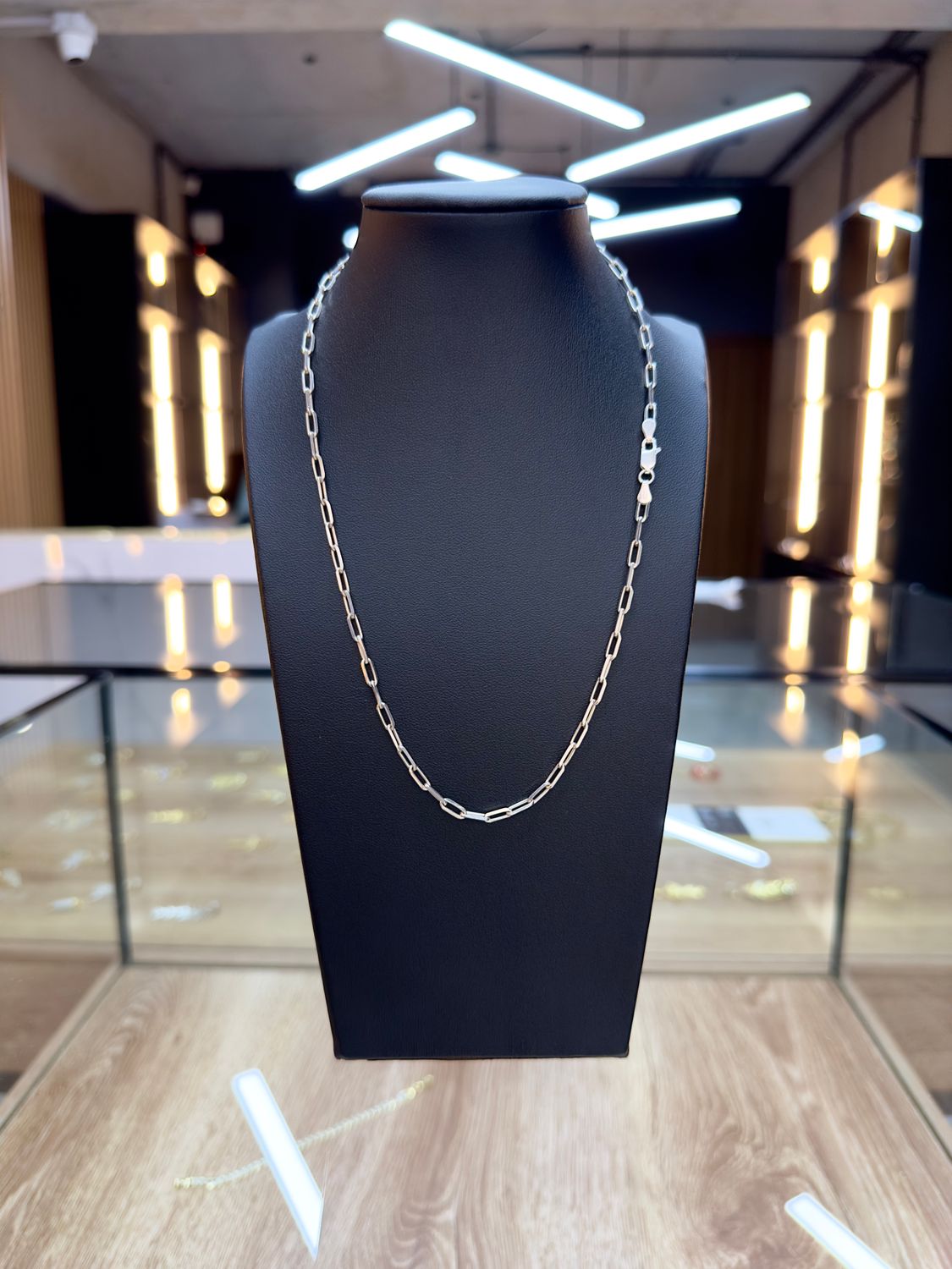 Cadena Clip de Plata italiana 925 Ideal para Dama