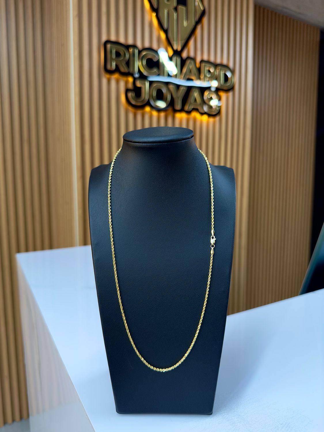 Cadena Lazo Oro 10k CORTA 👀