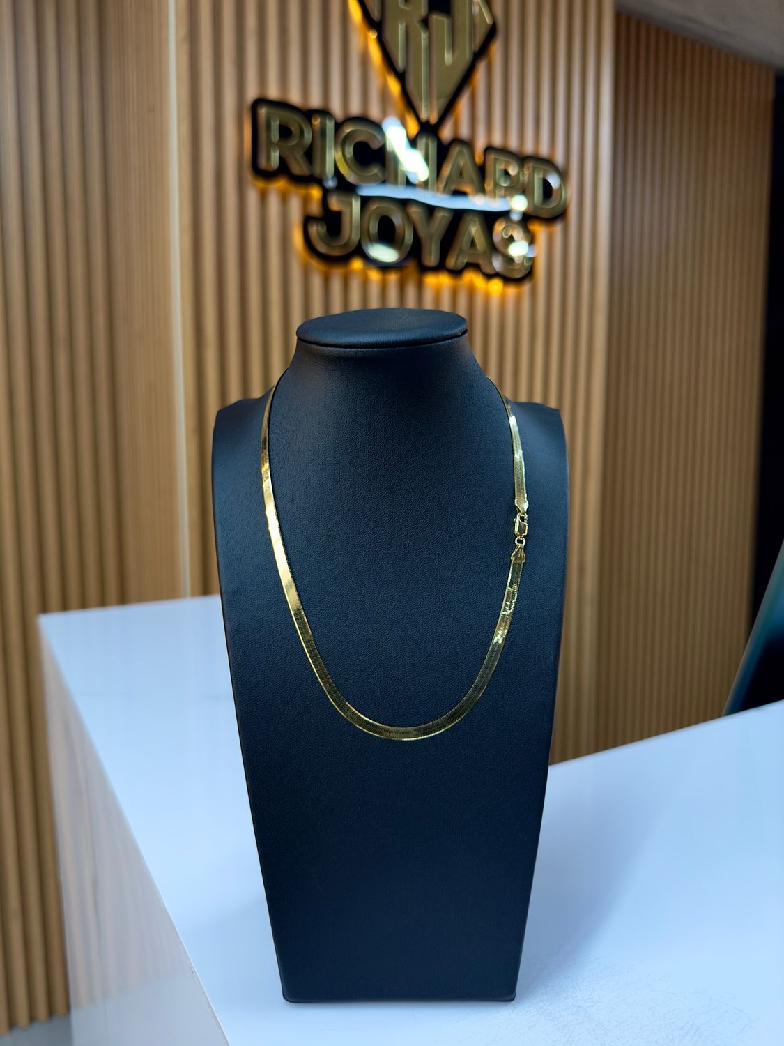 Cadena Serpiente de Oro 10k