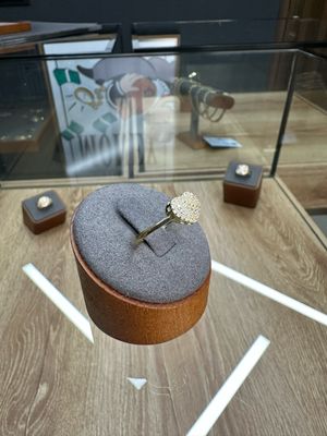 Anillo de compromiso con diseño de  Corazon #8