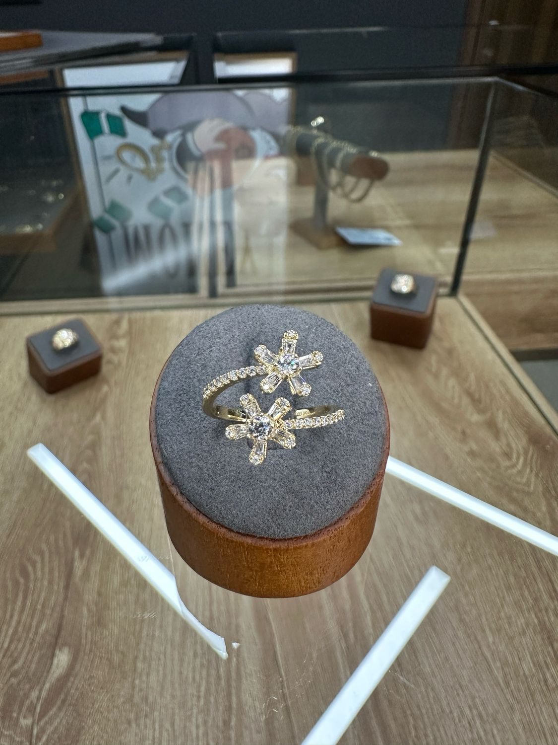 Anillo de Diseño de Flor  #8