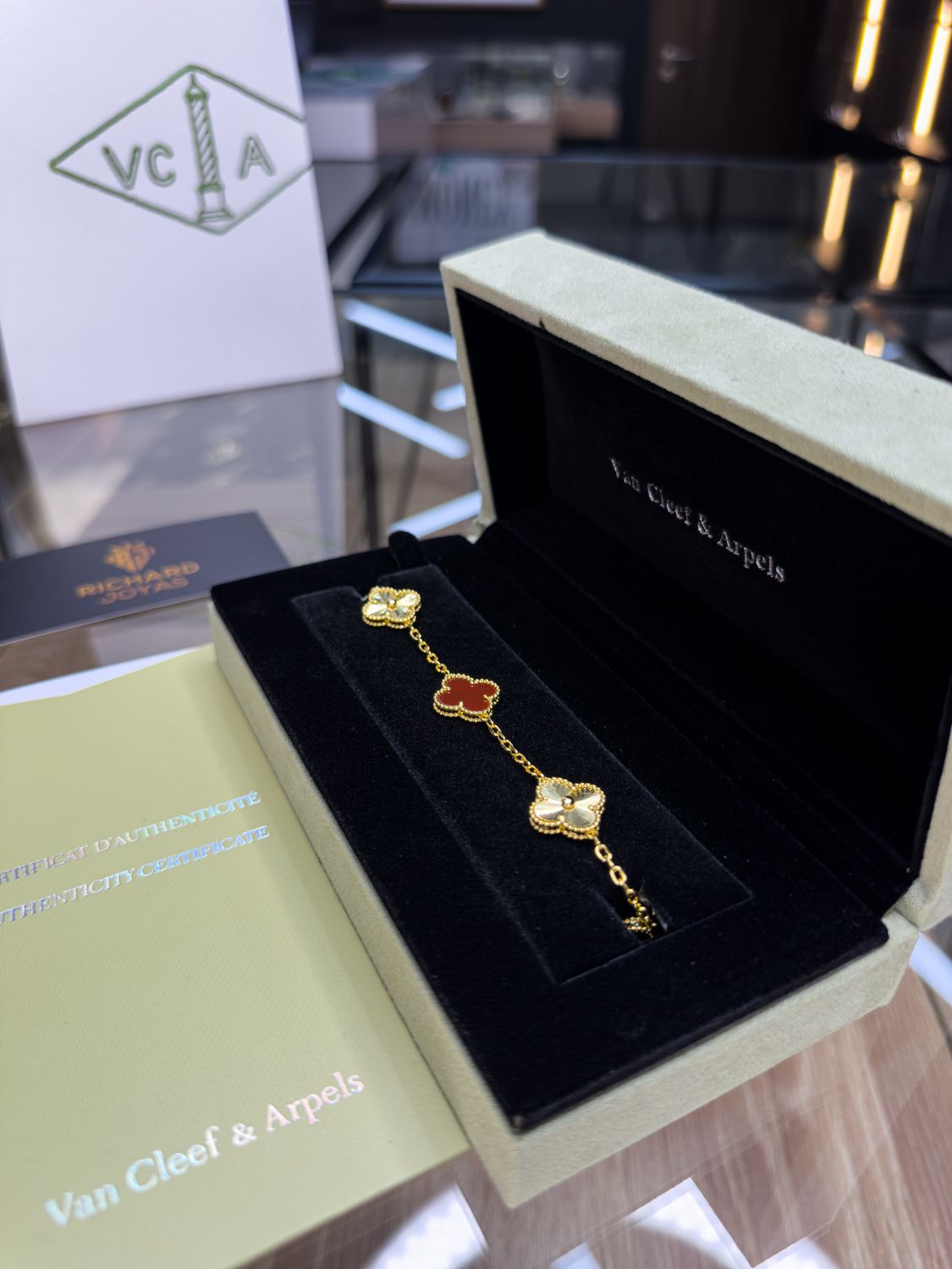 Pulsera / Brazalete Van Cleef 15mm x 19cm