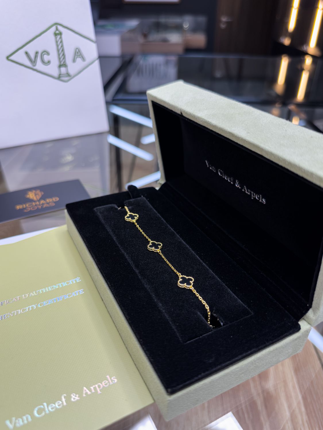 Pulsera / Brazalete Van Cleef 9mm x 21cm