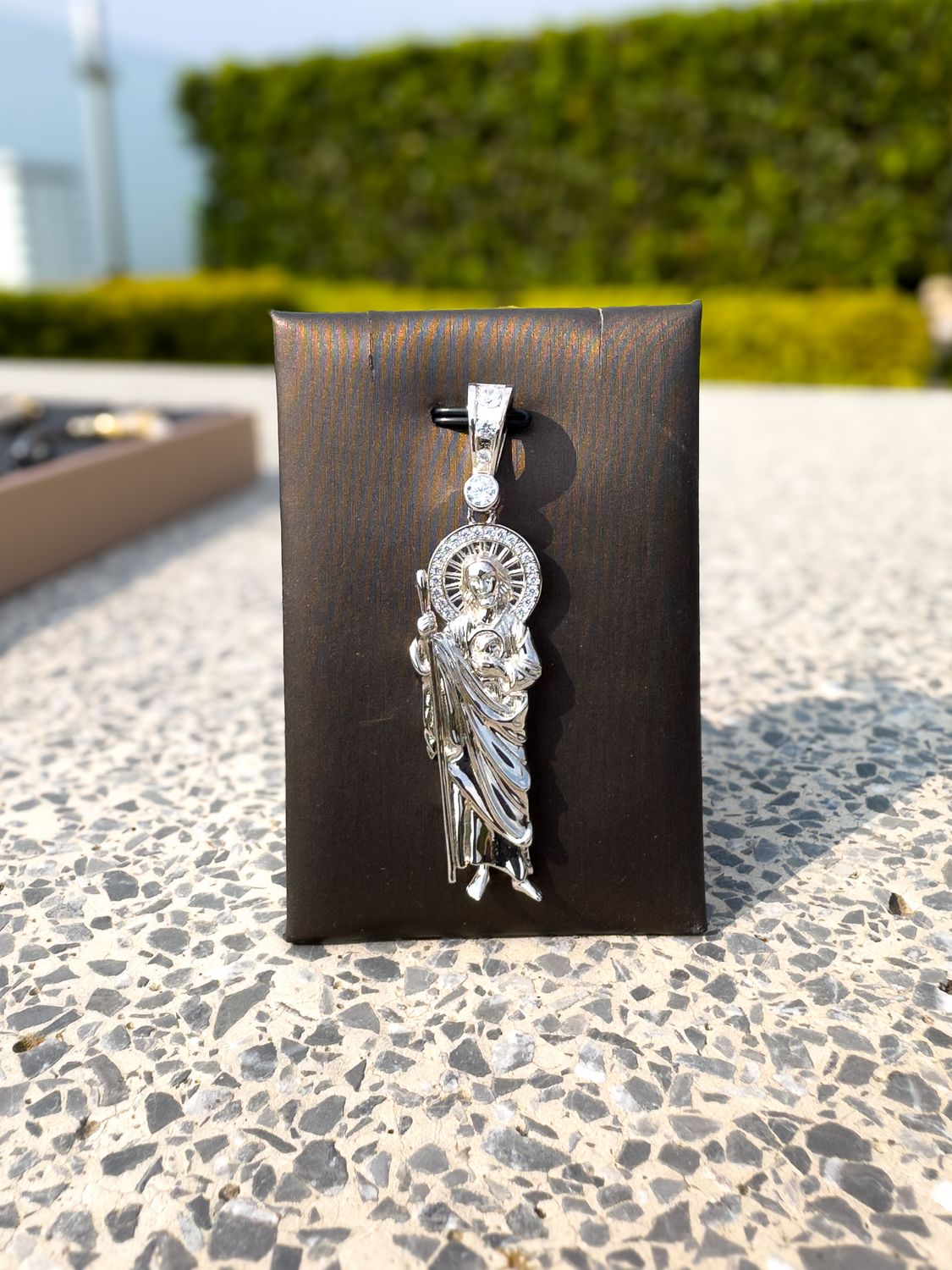 Dije San Judas Tadeo en Plata Italiana 925