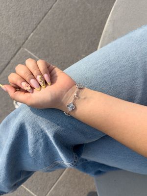 Pulsera Trébol Full Plata Estilo Van Cleef en Plata 925 – 18cm