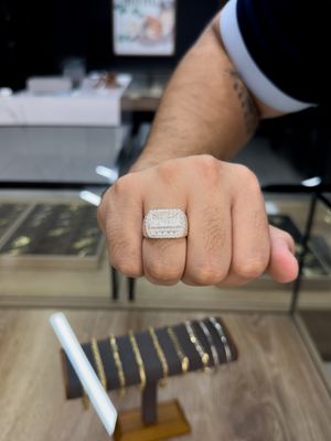 Anillo de Plata 925 Diseño Santa Cena – Talla 11