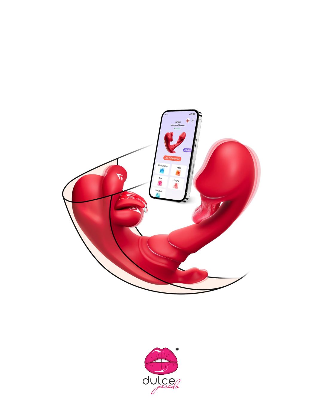 licking Wearable Vibe- App Responsive