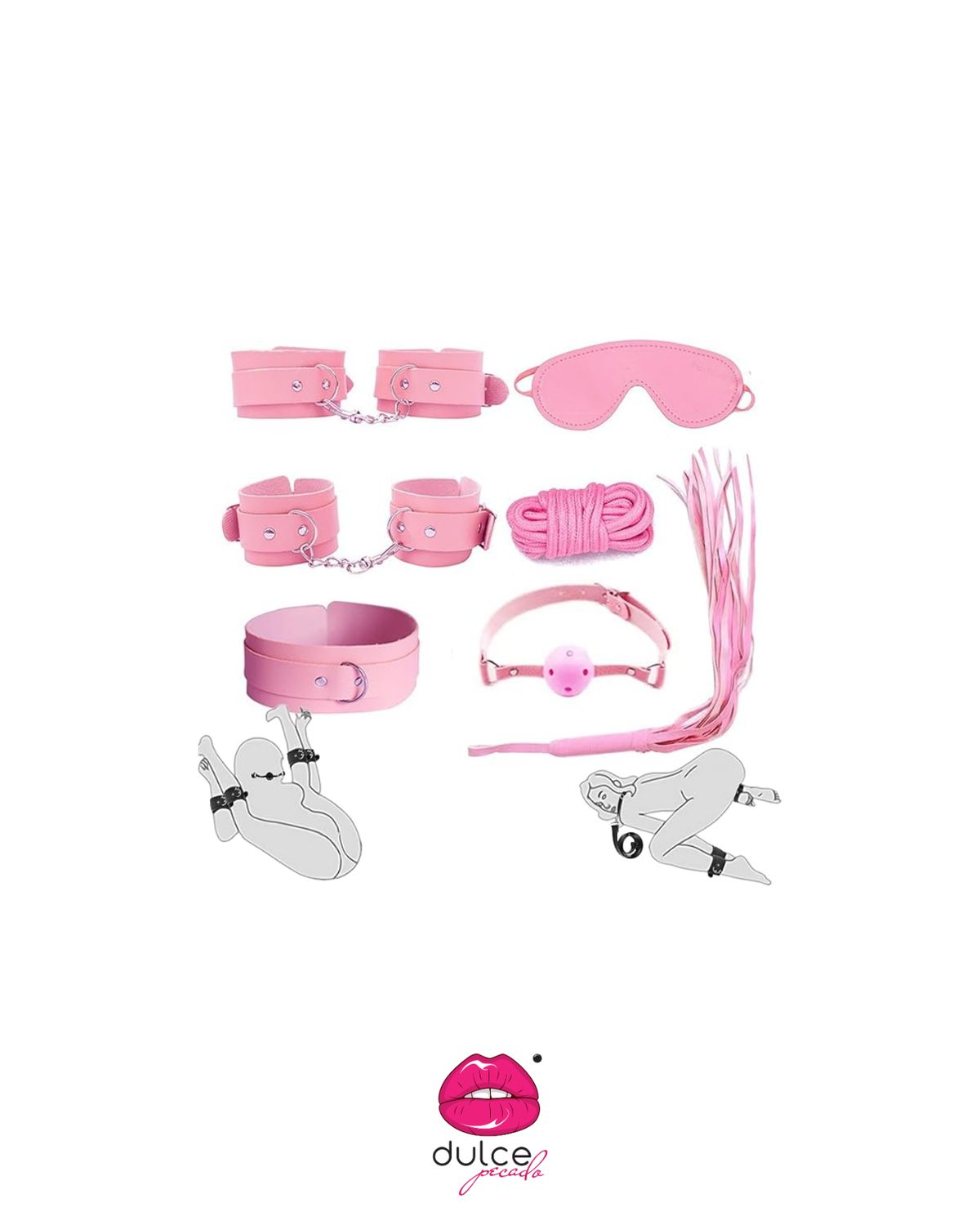 Sex Bondage Kit 7 Pcs