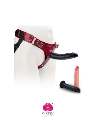 Strap On Dildo Set with 2 Dildos -Adjustable Waist