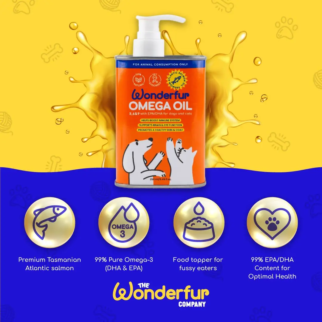 Wonderfur Super Omega Oil For Dogs and Cats