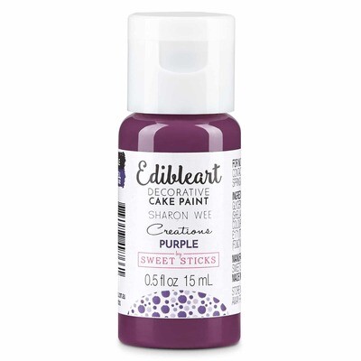 PURPLE - Edible Art Paint 15 ml BB 03/21 PURPLE - Edible Art Paint 15 ml BB 03/21