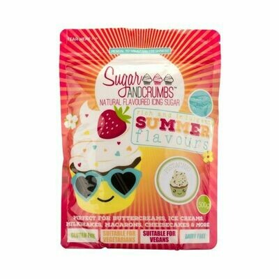Sugar and Crumbs Pistachio Flavoured Icing Sugar BB:02/21 Sugar and Crumbs Pistachio Flavoured Icing Sugar BB:02/21