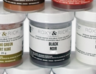 BLACK water soluble dust icing colouring - Roxy and Rich 50g