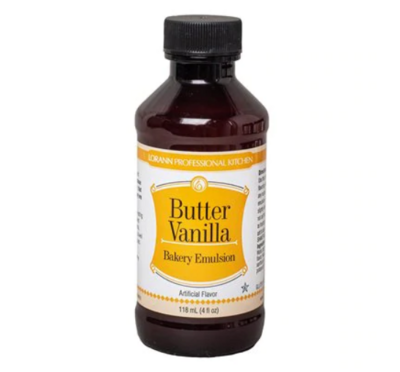 LORANN Butter Vanilla Emulsion - 4oz.