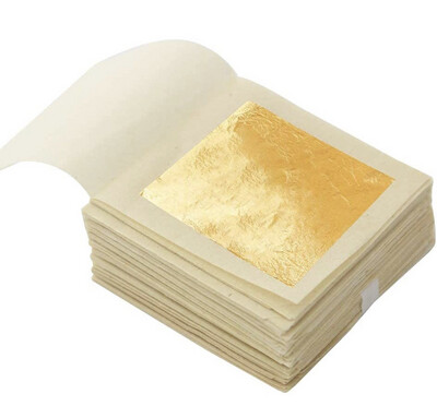 Kinno 24K Edible Gold Leaf - 20 Sheets - 1.7” X 1.7” Per Sheet