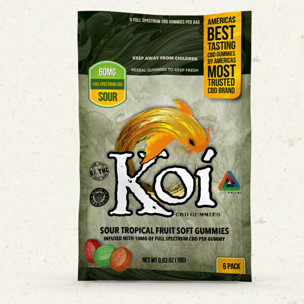 Koi Soft CBD Gummies 6 pack