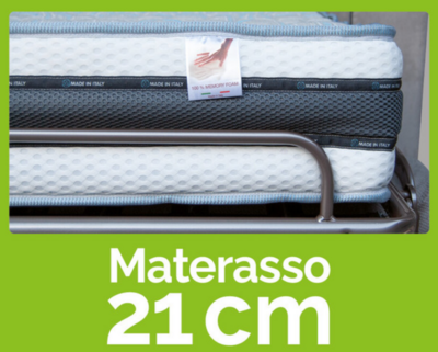 Divani letto materasso cm. 21
