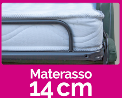 Divani letto materasso cm. 14