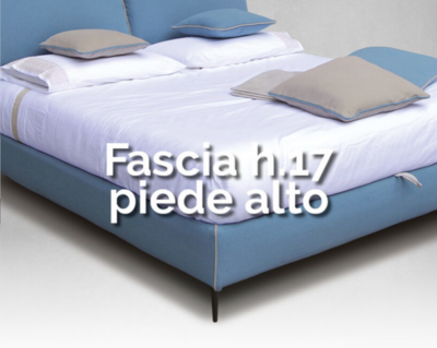 Letti fascia h17 Piede alto