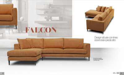 Divano angolo mod.falcon