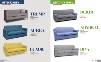 Divano lineare mod.Diva