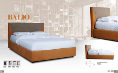 Letto matrimoniale mod.Balio