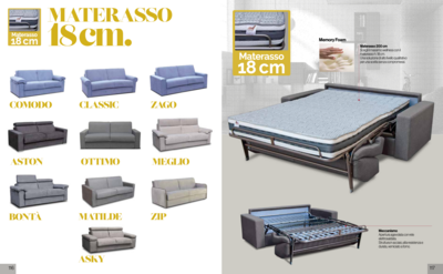 Divano cm.18 mod.Zago